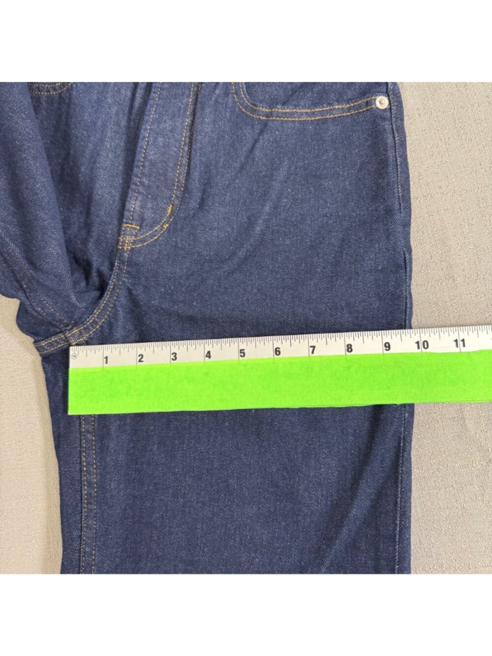 Everlane Womens High-Waisted Ankle Jeans Pure Blue Size 26 Organic Cotton Blend - Picture 8 of 15